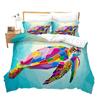 Sea Turtle Duvet Cover Underwater World Themed Marine Life Bedding Set for Women Teen Boys and Girls Gift for Bedroom Decoration