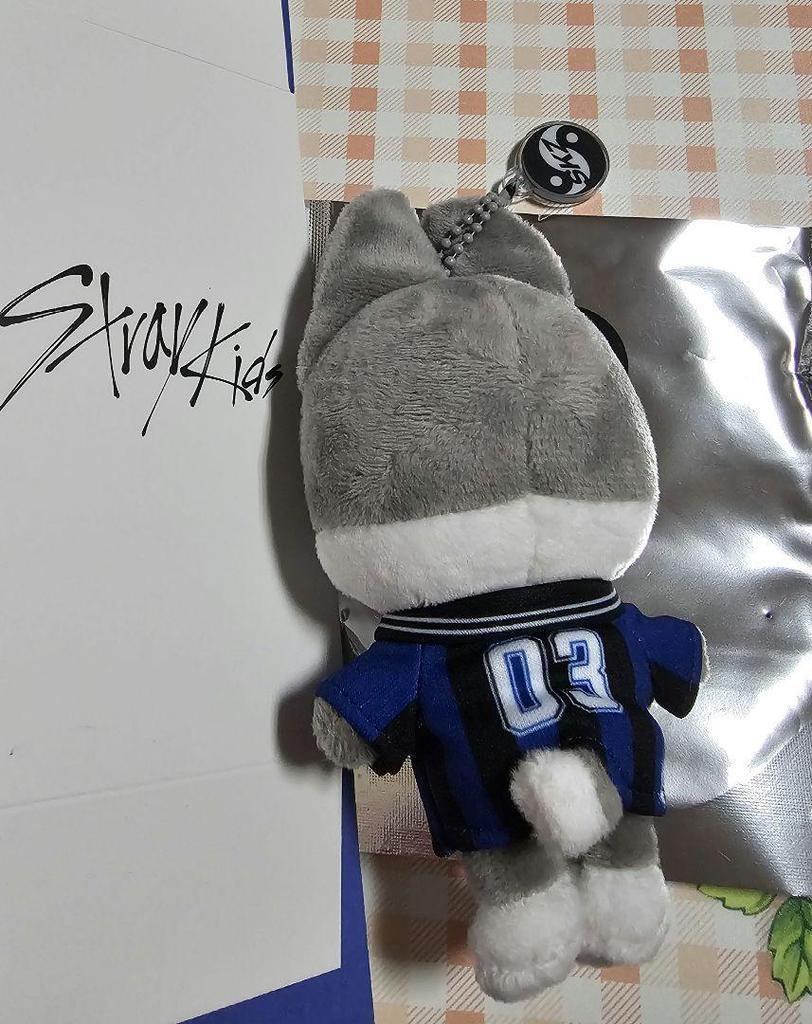 [Б/У] Stray Kids KARMA SKZOO Плюшевые игрушки Вольфчан и Бан Чан