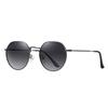 Feisedy Polarized Sunglasses TAC Lens UV400 UV Protection Round Metal Frame Classic B1151 Men's