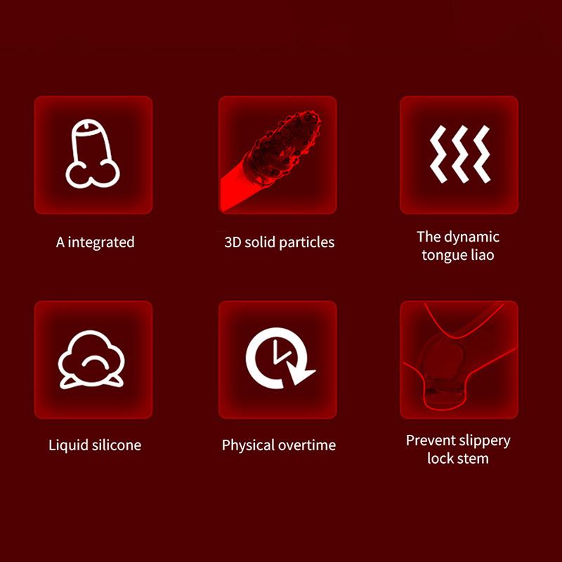 Рукавный удлинитель пениса, презерватив для мужчин, увеличение задержки эякуляции, кольцо для пениса, вибрирующее покрытие для пениса, взрослые секс-игрушки для мужчин