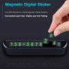Car Temporary Parking Card Phone Number Card Plate Telephone Number Car Park Stop Automobile Accessories Car-styling 13x2.5cm