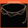 Metal Ladies Waist Chain With Carved Details Elegant Jewelry For Seasons Winter