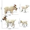 Farm Animal Goat Figurine Collection Model With Pvc Material For Kids Play Farm