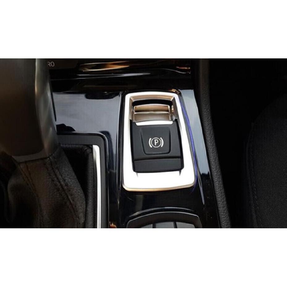 Electronic Handbrake Switch Cover Silver For BMW 2 Series Touring 2015-19 Matte
