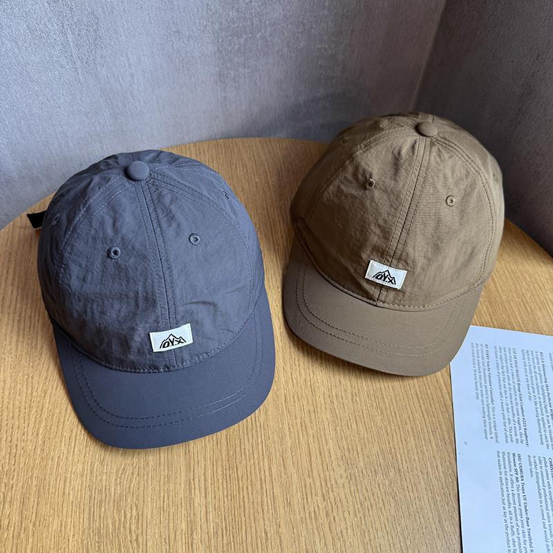 Men Solid Color Women Letter Baseball Cap Sunblock Breathable Fabric Polyester