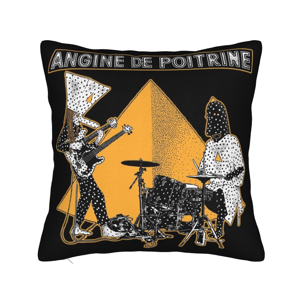 Angine de Poitrine Pillowcase Printed Polyester Cushion Cover Decorative Throw Pillow Case Cover Home Zippered cm