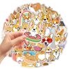 50 ШТ. Наклейки с собаками Корги Наклейки с вельш-корги пемброк Милые собаки Виниловые водонепроницаемые наклейки для скрапбукинга, Бутылок для воды, Гидрофласка