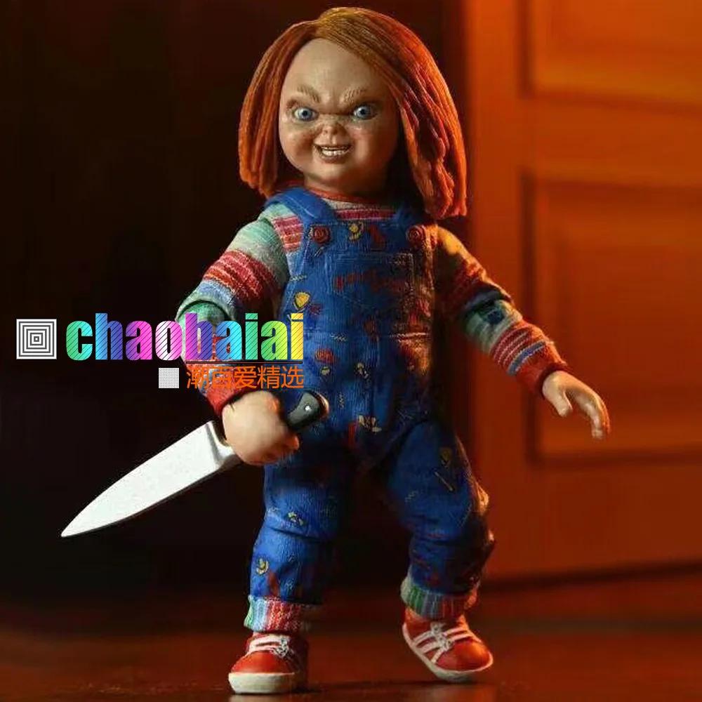 NECA Ultimate Кукла Чакки Детские Игры ПВХ Фигурка Действия Модель Игрушки Подарок на День Рождения