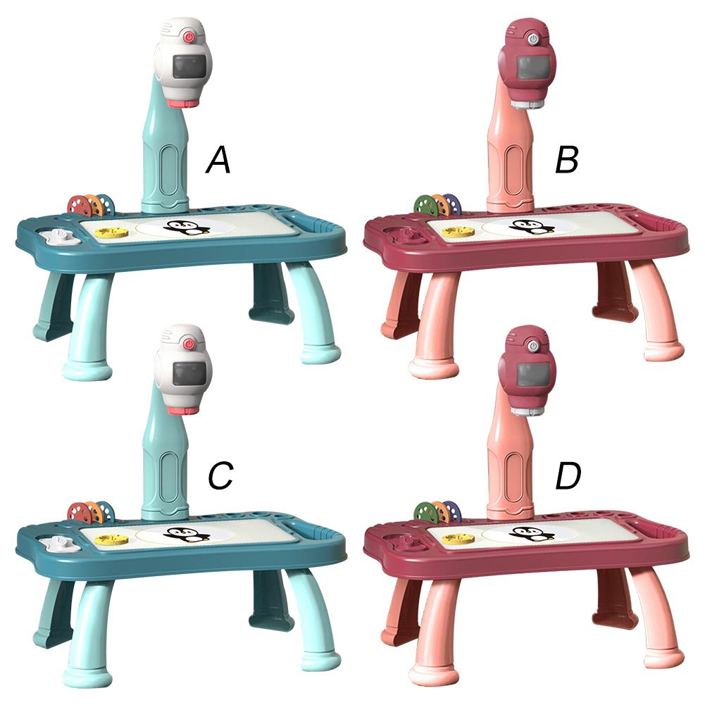 Светодиодный проектор, художественный стол для рисования, игрушка для детей, доска для рисования, обучение