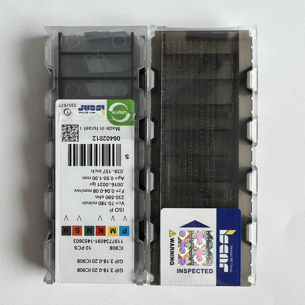 GIP3.18-0.20 IC908 /Industrial indexable carbide inserts 10 Pcs