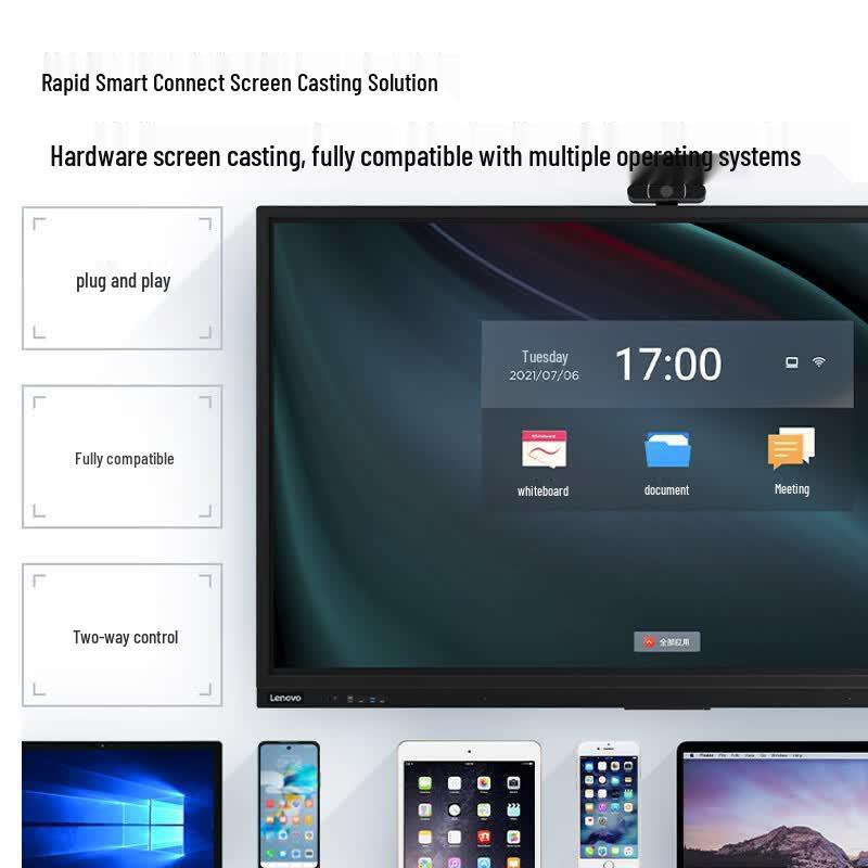 Lenovo T65pro 65-inch Interactive Smart Board (CN version)
