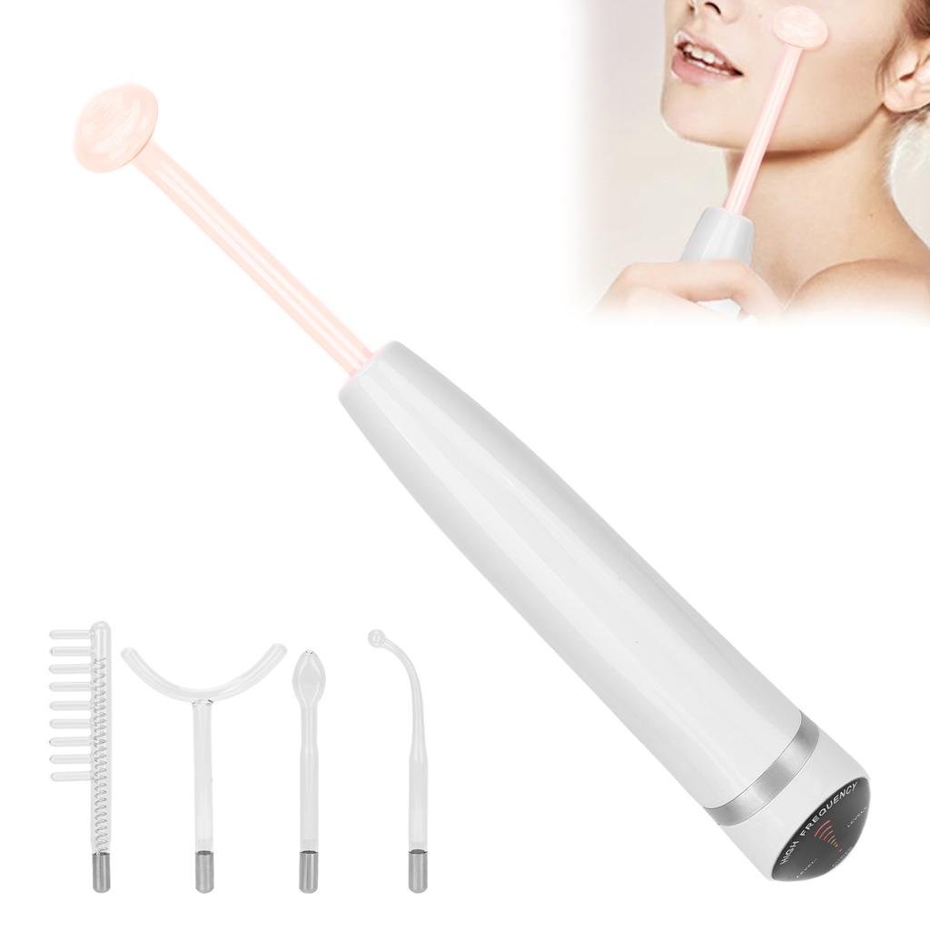 High Frequency Skin Therapy Wand Machine Portable Wrinkle Reducing Anti Aging Skin Tightening Device