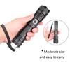 XHP50 Super Bright LED Flashlight Rechargeable USB With Charging Display