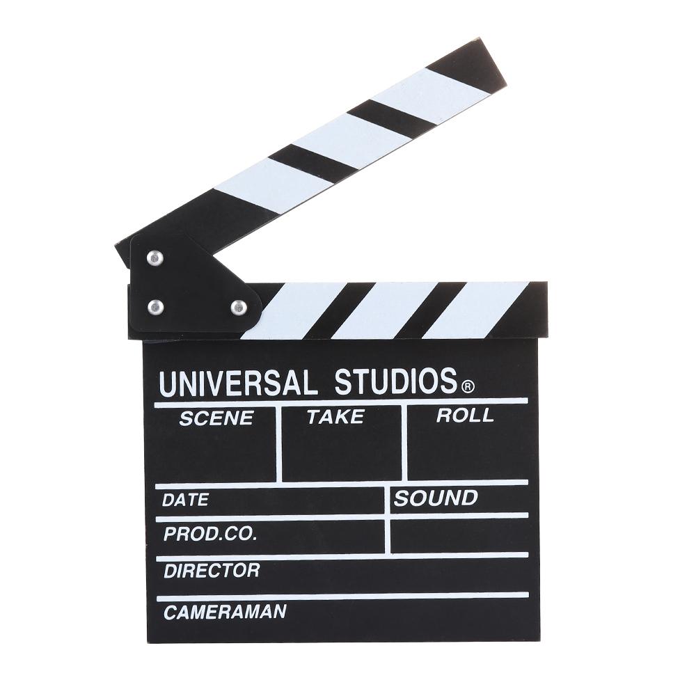 Фото Аксессуары Режиссерская Видео Хлопушка ТВ Фильм Кино Хлопушка Доска Сланцевая Доска Реквизит для Съемки