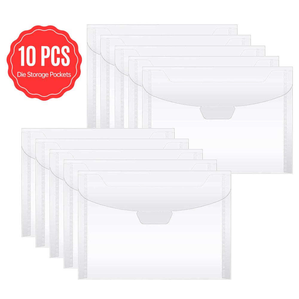 20 шт. карманов для хранения штампов и 20 шт. магнитных листов для хранения штампов в ремесленной штампе 190*140 мм