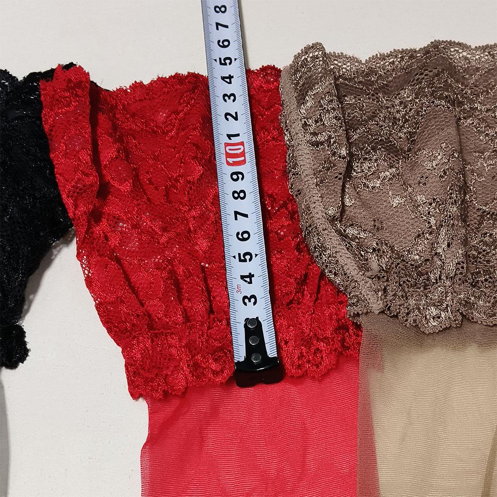 BEILEISI Силиконовые чулки выше бедра с кружевной отделкой против скольжения 2132