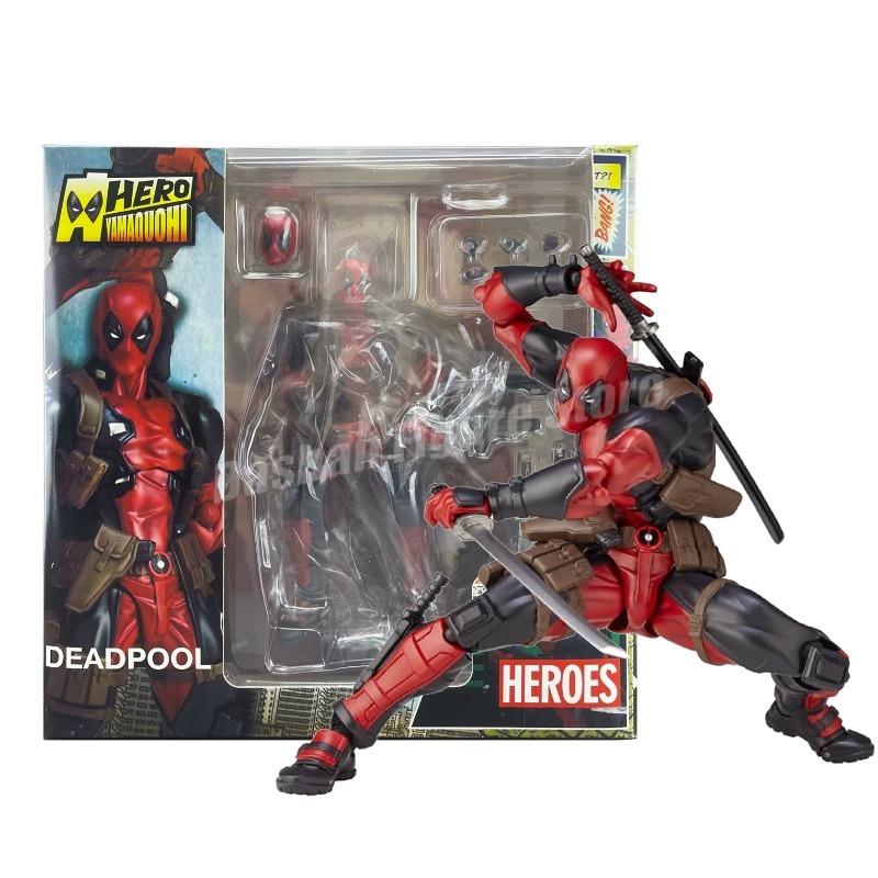Revoltech Agent Anti-Venom Action Figure Model Toys PVC Collection Amazing Yamaguchi Agent Venom Eugene Thompson Figurine