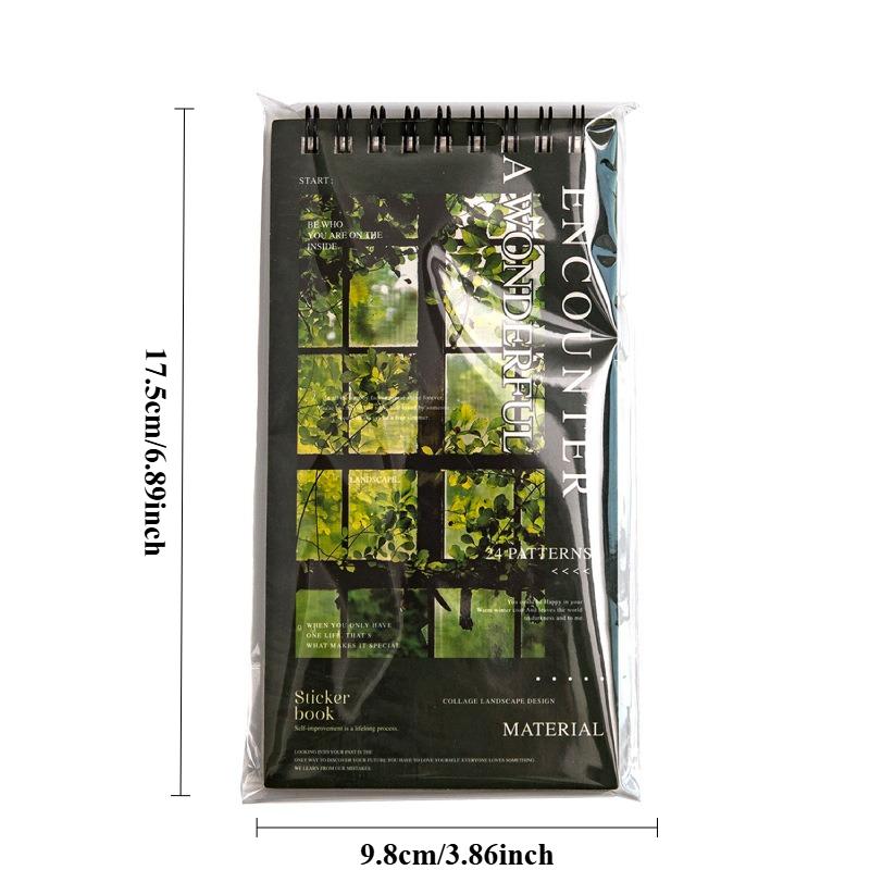 Серия наклеек на цветочную и природную тематику - Яркие ботанические дизайны для DIY-журналов, скрапбуков, ноутбуков, бутылок для воды