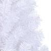 Artificial Christmas Tree White 240 cm PVC and Steel