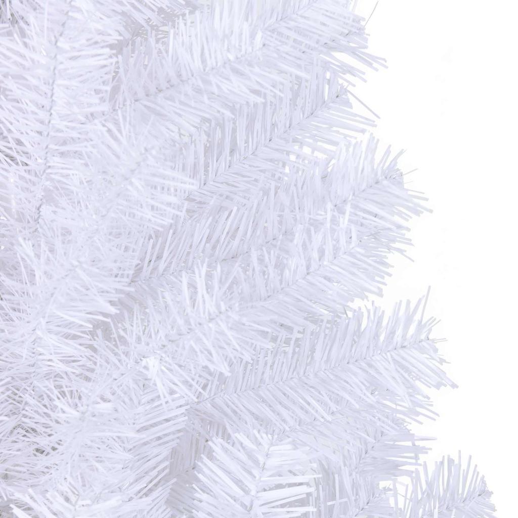 Artificial Christmas Tree White 180 cm PVC and Steel