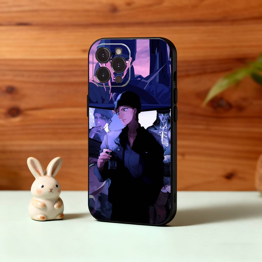 A-Akai S-Shuichi Чехол для телефона iPhone17,16,15,14,13,12Plus,Pro Max,XS,5G Мягкий силиконовый Черный чехол