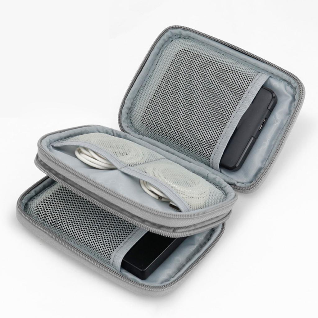 Портативная сумка для хранения жесткого диска Однослойный/Двухслойный Органайзер для жесткого диска Защитный чехол для телефона, внешнего аккумулятора