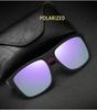 Fashion Purple Sunglasses Men Women Sun Glasses Retro Square Sport Driving Fishing Gradient Big Frame Eyewear UV400