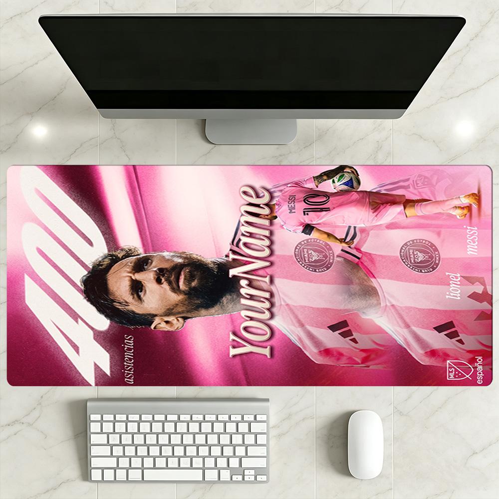 Messi Customizable Name Beach Towel Soft Durable Quick-Dry Perfect for Traveling Yoga Camping and Swimming
