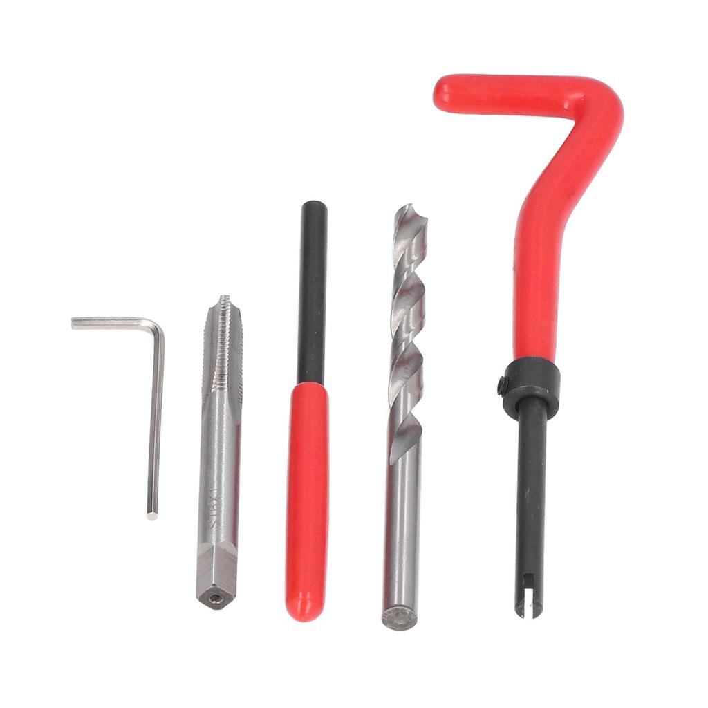 Thread Repair Insert Kit HSS Taps Drill Bit Lug Breaking Tool for M10 Damaged Threads