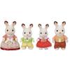 Кукла Sylvanian Families [Chocolat Rabbit Family] FS-46 ST Mark Сертификация Возраст 3+ Игрушка Кукольный домик Sylvanian Families EPOCH