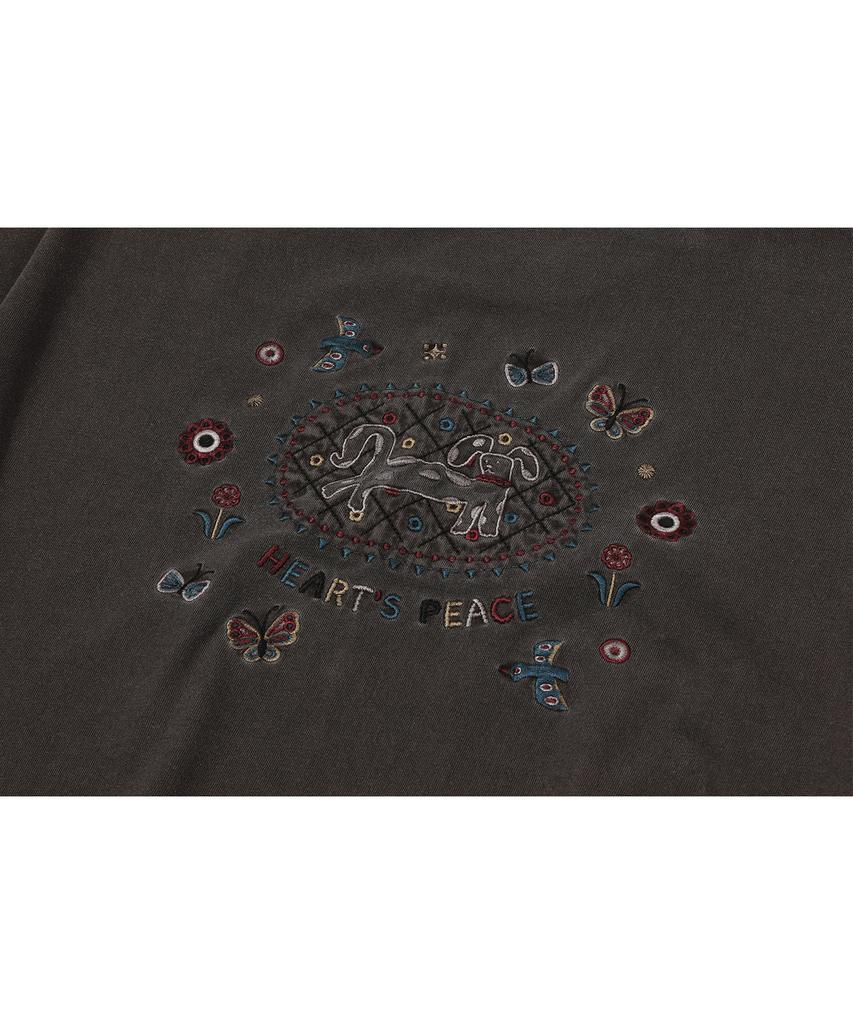 CPGN STUDIO Garden Piece Pigment Short Sleeve Tee Brown