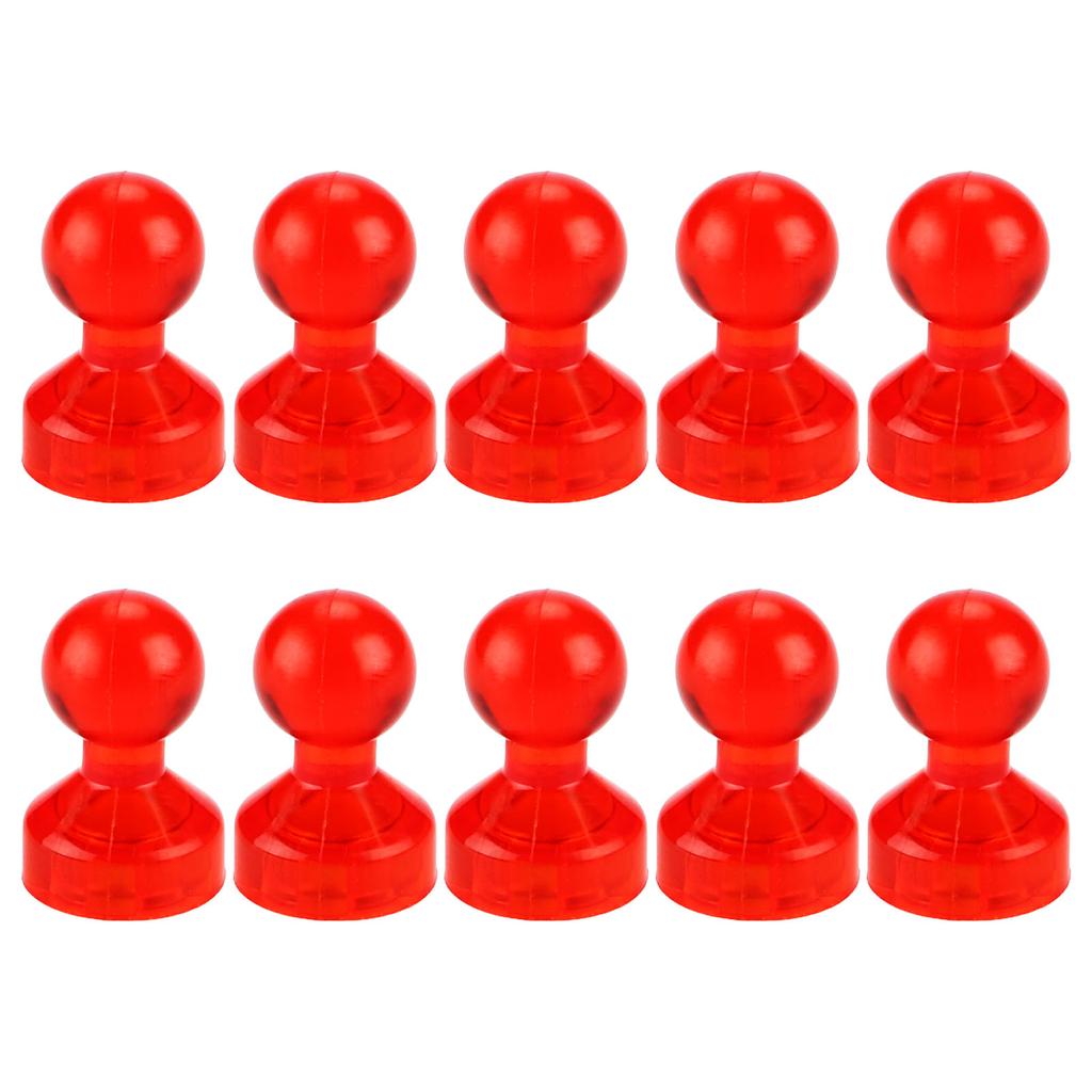 Набор из 10 разноцветных магнитных кнопок с сильным удержанием для белых досок и холодильников