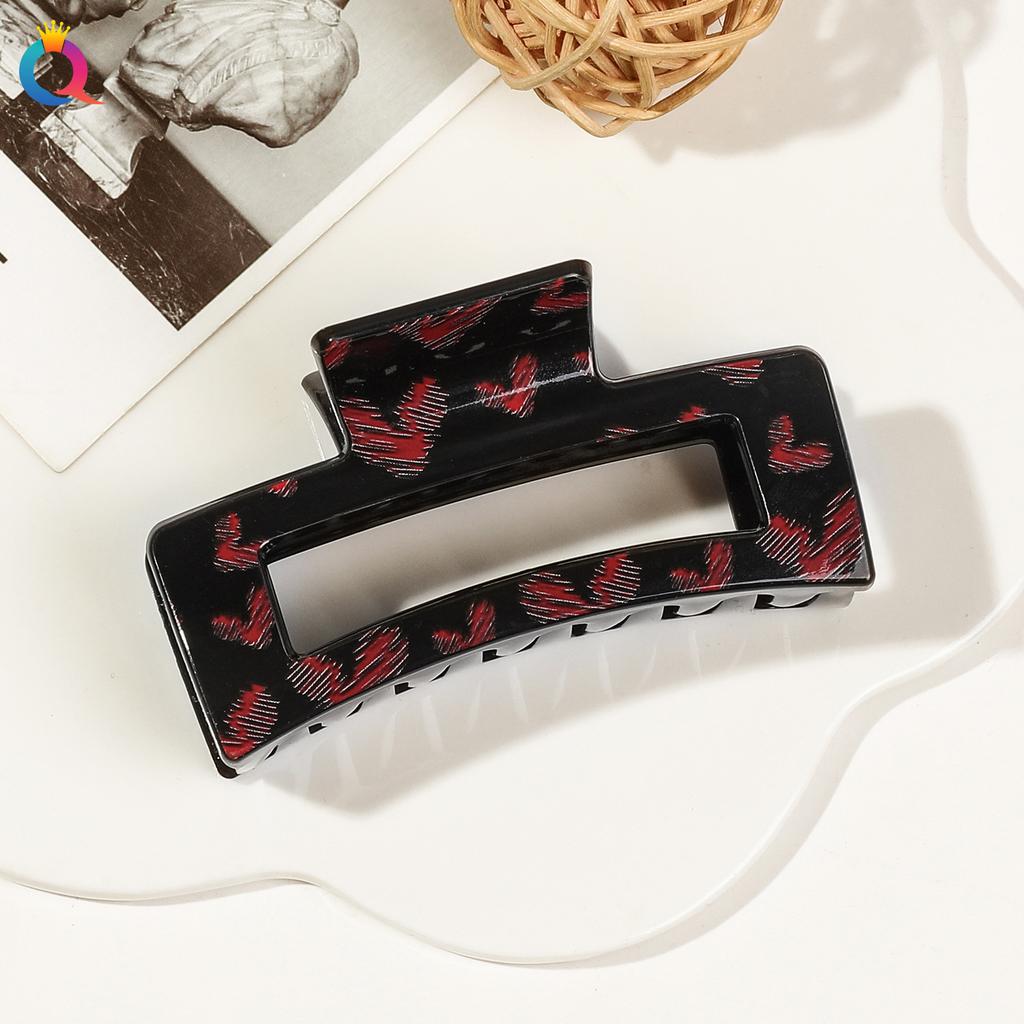 Printed Hair Clip Shark Clip Leopard Clip Large Summer Clip Hair Accessories