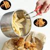 Mesh Design Fried Sieve Basket Stainless Steel Deep Frying Basket Cooking Basket Vegetable Frying