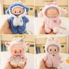 15cm/17cm Labubu I II Doll Clothing Cartoon Shark Jumpsuit Set Sitting Party Accessories Clothing Plush Doll Clothes