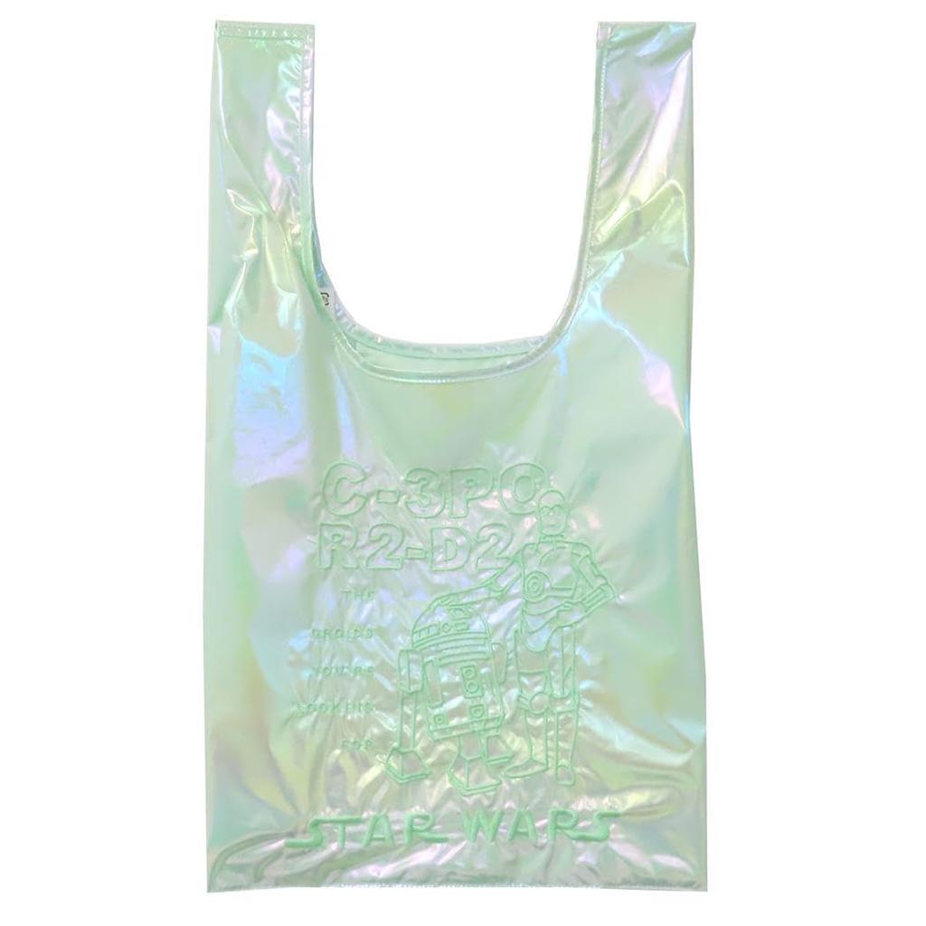 Small Planet Star Wars Aurora Shopping Bag R2-D2 & C-3PO/Green