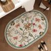 Carpet Rugs Bathroom Non-slip Absorbent Carpet Bedroom Plush Rugs Kitchen Floor Rugs Washable Quick Drying Carpet Rugs