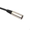 6,35(1/4'' TRS) Стерео на XLR папа Микрофонный кабель 1 фут 3-контактный XLR-M Шнур для DV