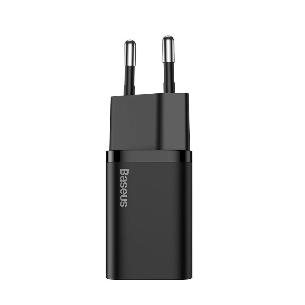 Baseus Super Si 1C Fast Charger Usb Type C 25W Power Delivery Quick Charge Black (Ccsp020101)
