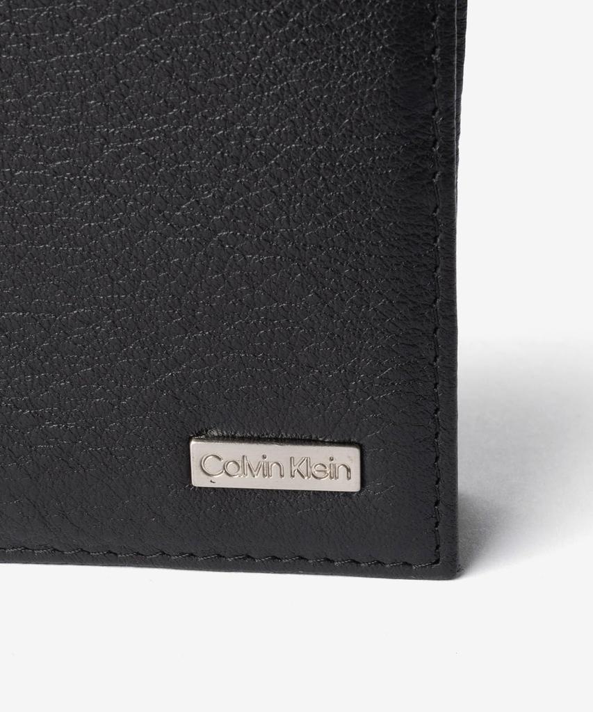 Кошелек 31CK130015 СЛОЖЕНИЕ ВДВОЕ [Calvin Klein] Складной с отделением для монет Мужской ЧЕРНЫЙ/Черный [Б/У]