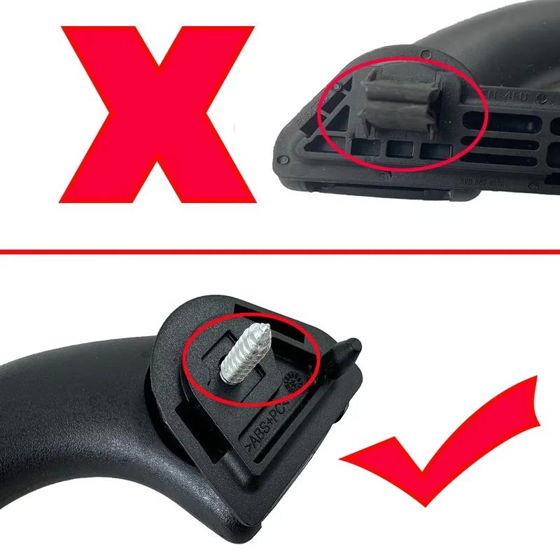 1/4PCS Interior Roof Ceiling Grab Pull Handle For VW Golf 4 GTI R32 Polo 9N Jetta MK4 Bora A4 6N0857607L 6N0857607K