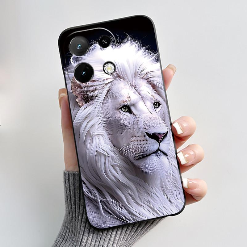 Shockproof Phone Case For Umidigi G9C Soft Silicone Black Casing Aesthetic Romantic Beach Moonlight Pattern Candy Shell