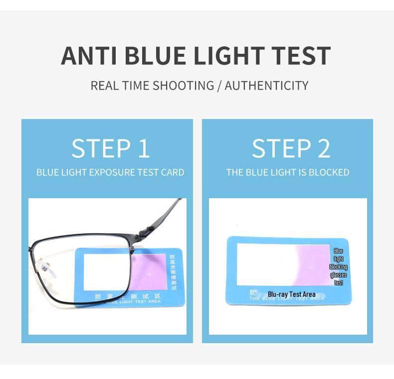 Мужская ультралегкая оправа для очков Plano с защитой от синего света и пружинящими заушниками, готовая для установки линз по рецепту, в деловом стиле
