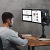 AVLT Monitor Arm 3 Screens Совместим с 3-дюймовыми экранами Максимальная грузоподъемность 7 кг Регулировка Механическая пружина Дисплейный кронштейн Тип втулки Тип зажима