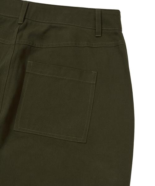 FERNOV Essential Semi-Wide Chino Pants Khaki