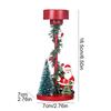 1PC Christmas Trees Festival Red Tabletops Candlestick Decorations Resin Gift Christmas Ornaments Atmosphere