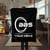 1PC Bbs Gear Logo Custom Name Patterned Flannel Blanket Suitable For All Seasons For Home Decor Warmth And Comfort Gifts Holiday Present