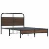 VidaXL Cadre de lit sans matelas 140x190 cm chêne marron 4100464