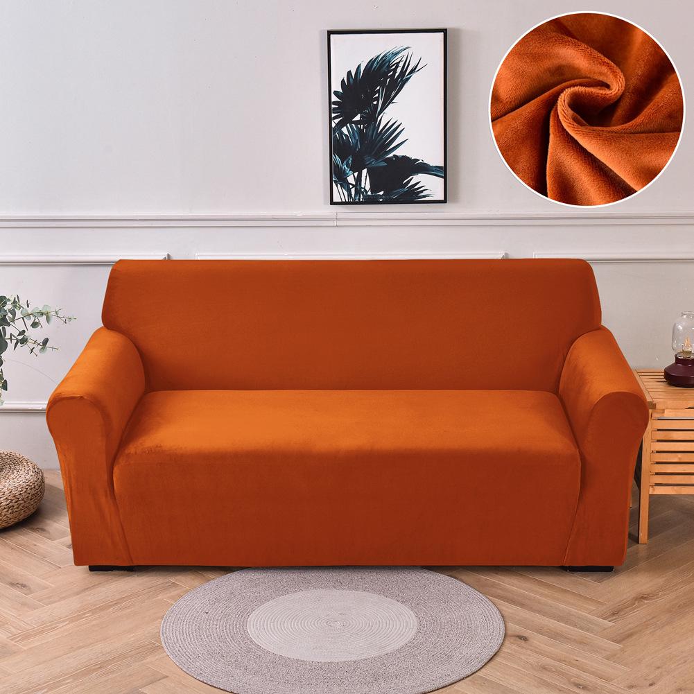Ультрамягкий чехол для дивана из бархата Silver Fox Velvet с высокой эластичностью