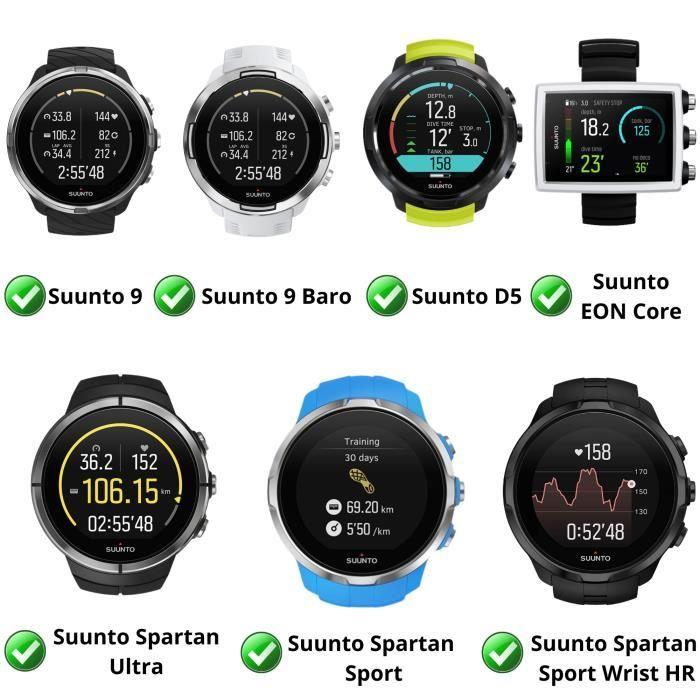 Зарядное устройство, совместимое с Suunto 9-9 Baro - D5 - EON Core-Spartan - USB-кабель 1 метр Адаптер для зарядки часов Phonillico®